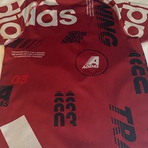 Adidas Kids Bold Red Graphic Tee